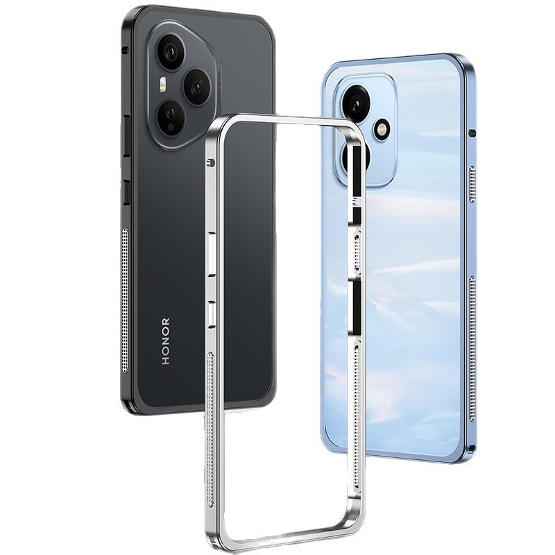 Honor 400/Honor 400pro 海馬バックルシングルフレーム携帯電話ケース金属放熱落下防止保護カバーに適しています