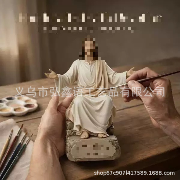 新款树脂桌面摆件家居工艺品雕像树脂桌面创意装饰