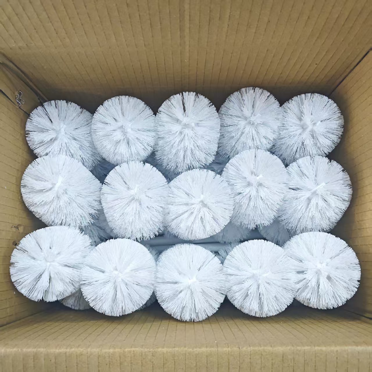 Cepillo de inodoro de punta redonda Cepillo para lavar el inodoro Cepillo para colgar en la pared sin callejones sin salida para el hogar Cepillo de limpieza de reemplazo de mango largo