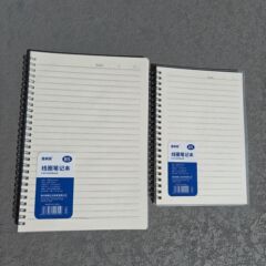 A5/B5シンプル鉄リングコイル本英語横糸厚手中高生用pp透明ソフトレザーノート16K