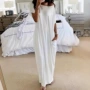 爆款性感欧美纯色长裙