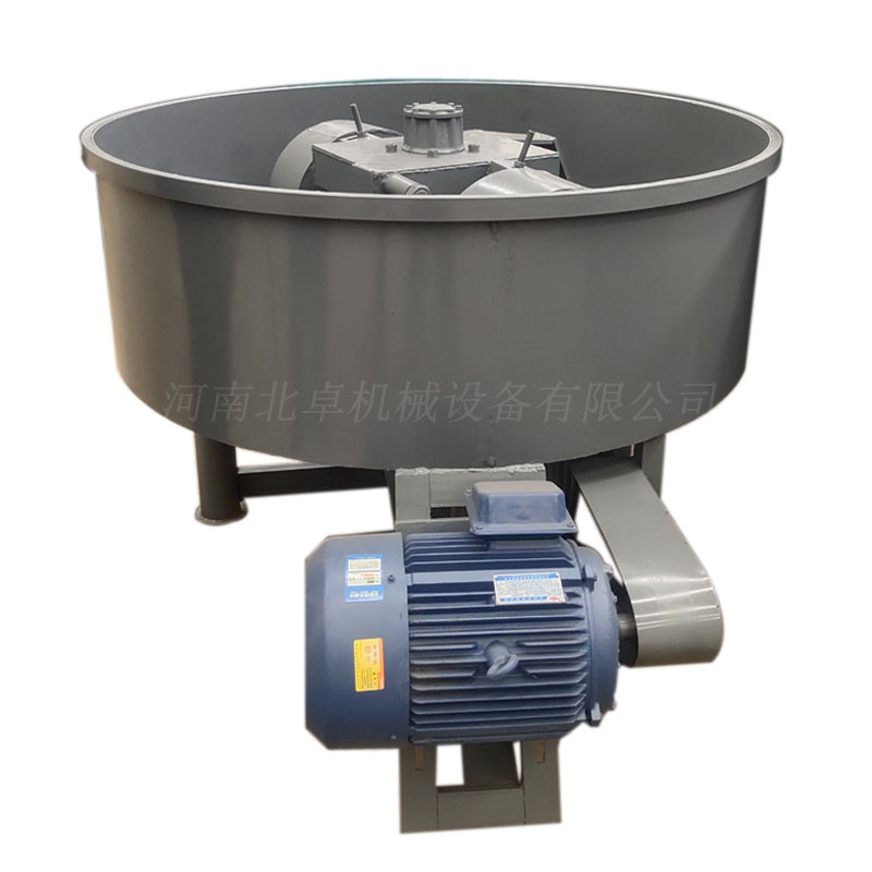 加厚2米煤粉碾轮式搅拌机 萤石粉轮碾式搅拌机 碾轮式混砂机