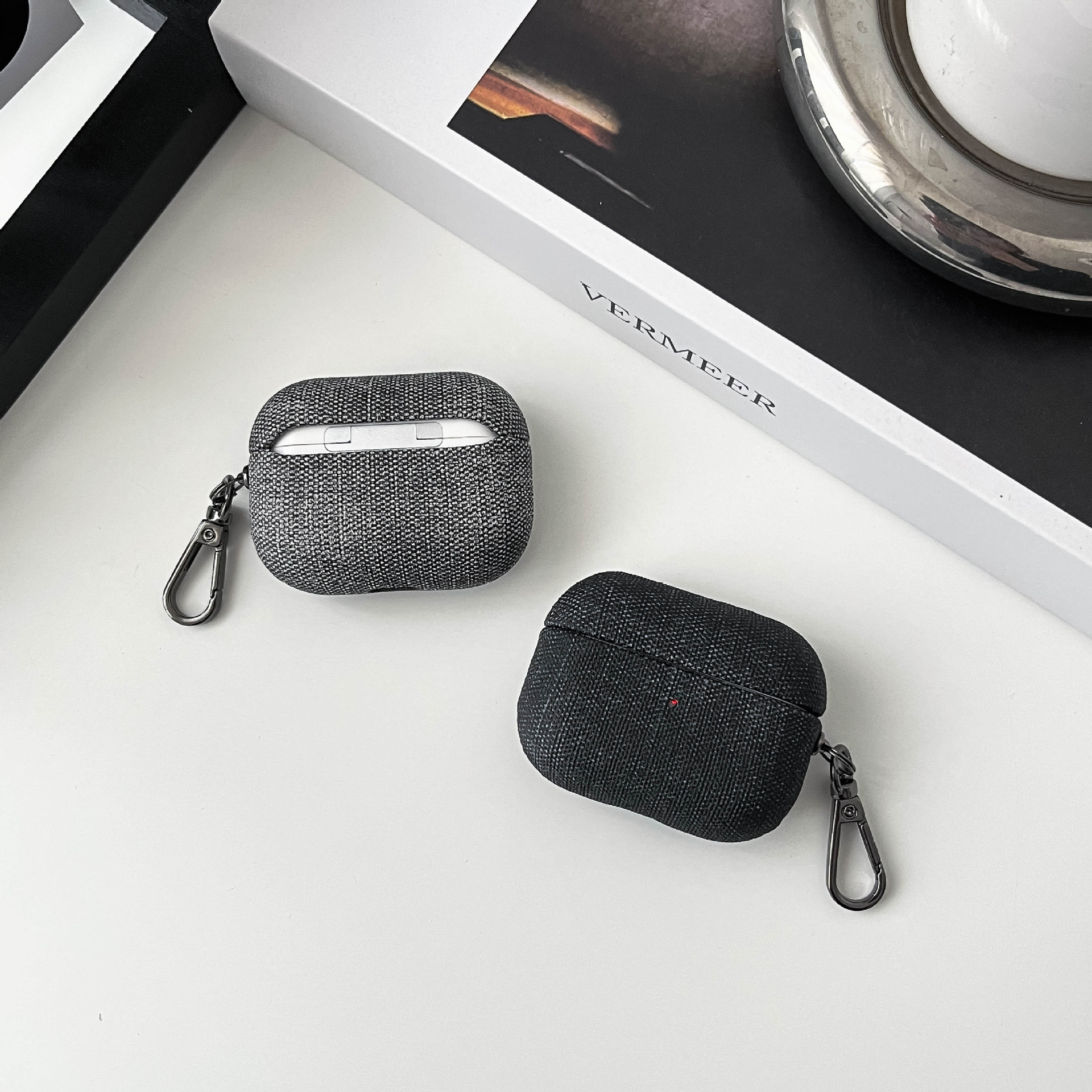 Color Sólido Retro Funda De Auricular Fundas De Auriculares Accesorios Para Teléfono display picture 1