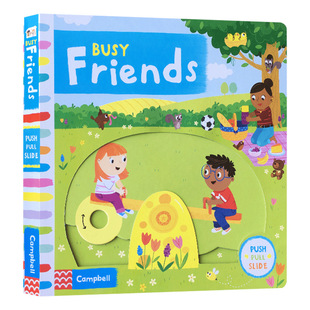Busy Friends English original picture book Busy Books Busy Friends Busy Friends Books