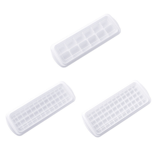 Ice Mold DIY Self-Made Ice Block Pudding Freezer at Home Ice Mold with Lid Set One Piece Shipping