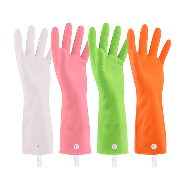 Shenxu puede colgar guantes de nitrilo para limpieza doméstica de tipo duradero para lavar platos cocina gruesa para lavar la ropa y cepillar platos actualización gancho