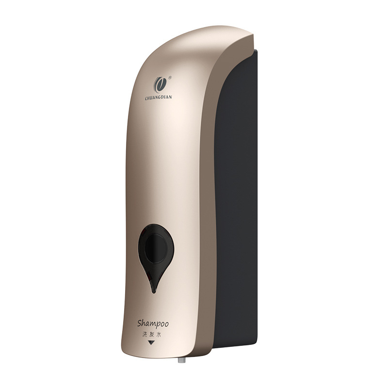 Dispensador de jabón para hotel, montado en la pared, sin perforaciones, tipo pulsador, dispensador de champú y gel de ducha, dispensador de jabón en botella, venta al por mayor transfronteriza