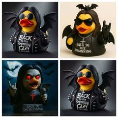 跨境新款 Prince of Darkness Duck 黑暗王子鸭子桌面装饰品