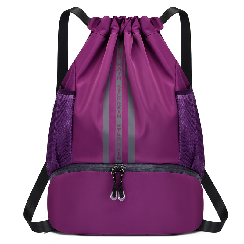Todo fósforo de nylon con cordón mochila mujer deportes ocio momia bolsa de gran capacidad ligera bolsa de viaje al aire libre