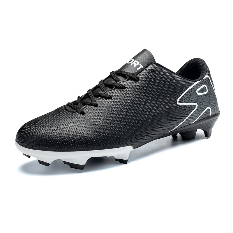 Nuevos zapatos de fútbol transfronterizos bajos, zapatos de entrenamiento de clavos para hombres y mujeres, zapatos de fútbol juvenil antideslizantes y transpirables ligeros