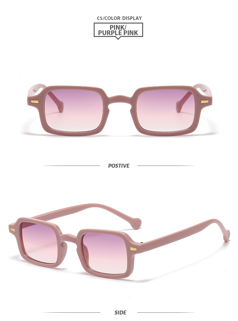 Square Pattern Unisex Gender Elegant, Basic Style Elegant Basic Square Ac UV400 Protection Square Full Frame Women's Sunglasses