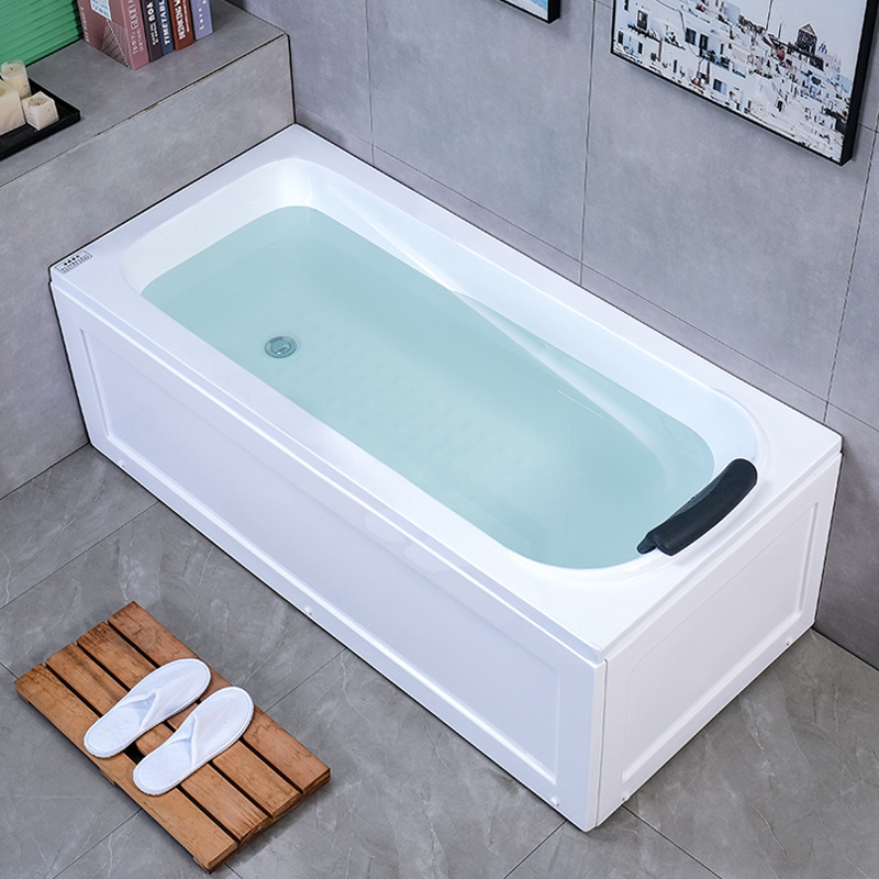 Free Shipping to Jiangsu, Zhejiang and Shanghai! Acrylic Insulated Household Bathtub Independent Skirt Constant Temperature Heated Surf Massage Bathtub