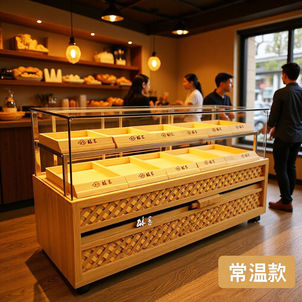 源头厂家生产烘焙中式糕点展示柜面包陈列柜蛋糕柜点心保温