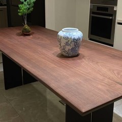 北アメリカの実木の板の桜の木の白のワックスの木はデスクトップのバーの木の板材のテーブルのパネルの原木の大きい板を昇降します。