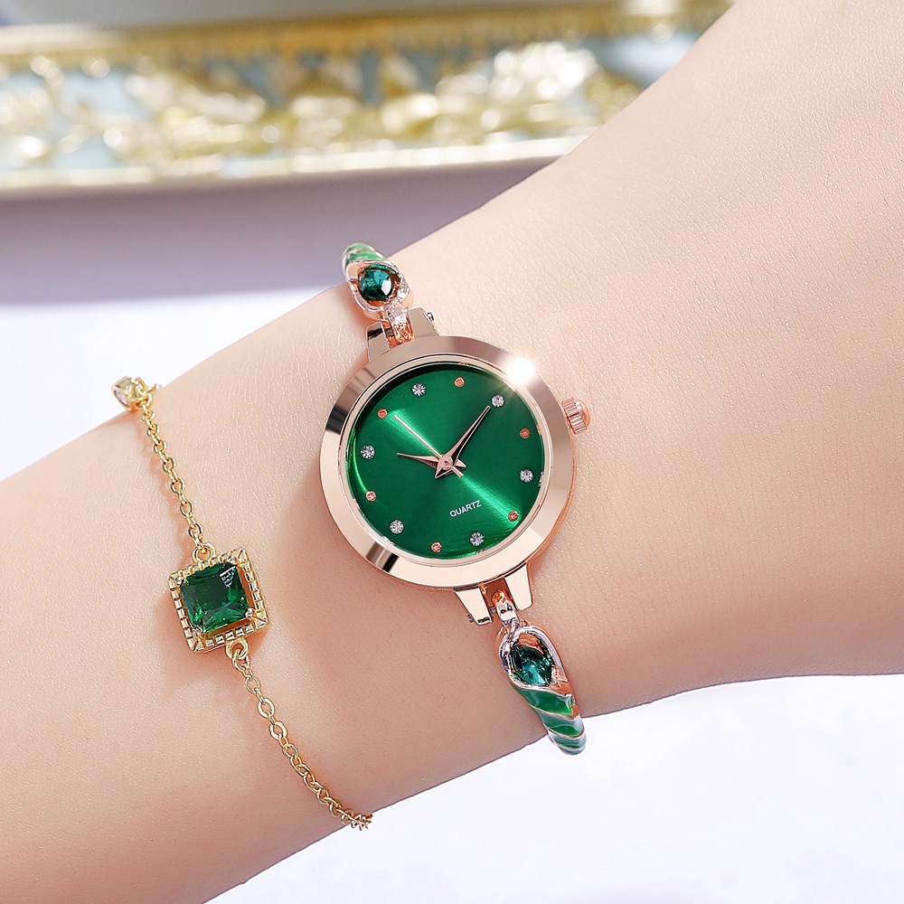 New Rainbow Sugar Colored Bracelet Live Streaming Sales Small dial Temperament Women's Watch_voghion.com