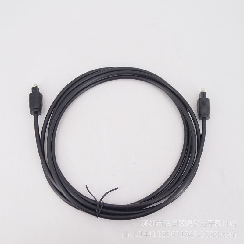 美国光纤线音频线音响功放数字光纤线方口对圆口对方口信号线