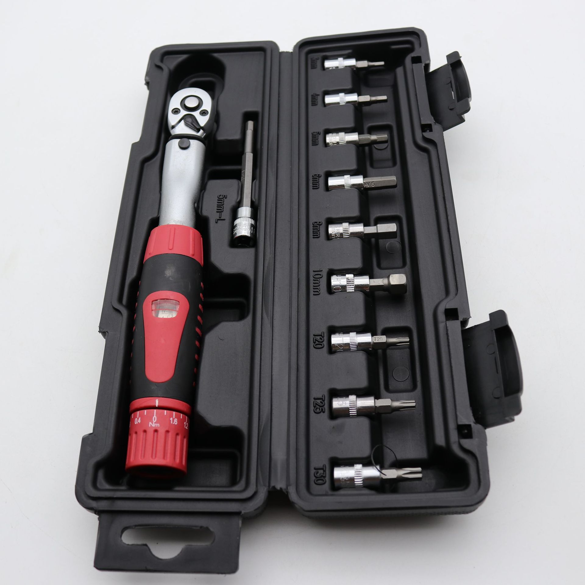 厂家直销棘轮扭力扳手15件套装五金工具维修汽车工具箱多功能组套