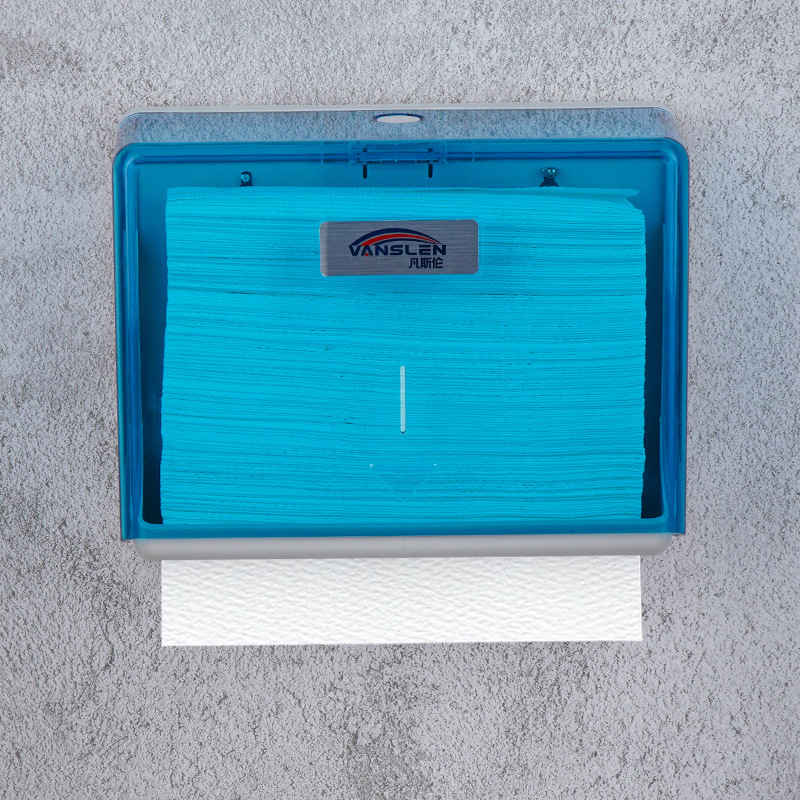 Caja de pañuelos de rollo grande Caja de papel de rollo de hotel Caja de papel de papel de baño de inodoro Caja de papel grande montada en la pared sin perforación