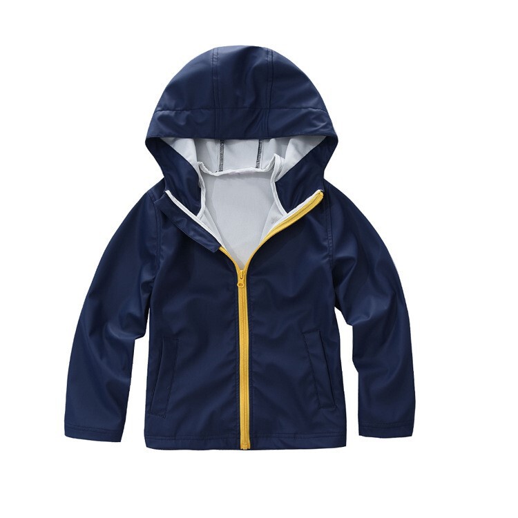Manufacturer Pu Rainoutwear Rainproof Jacket Export Export Girls Boys Leather High Frequency Hot Pressed Pu Kidsren's Rainoutwear