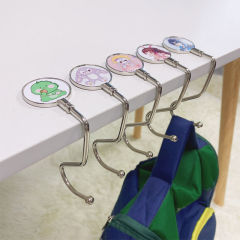 学生のかばんのフックのデスクトップは取り外し可能です。