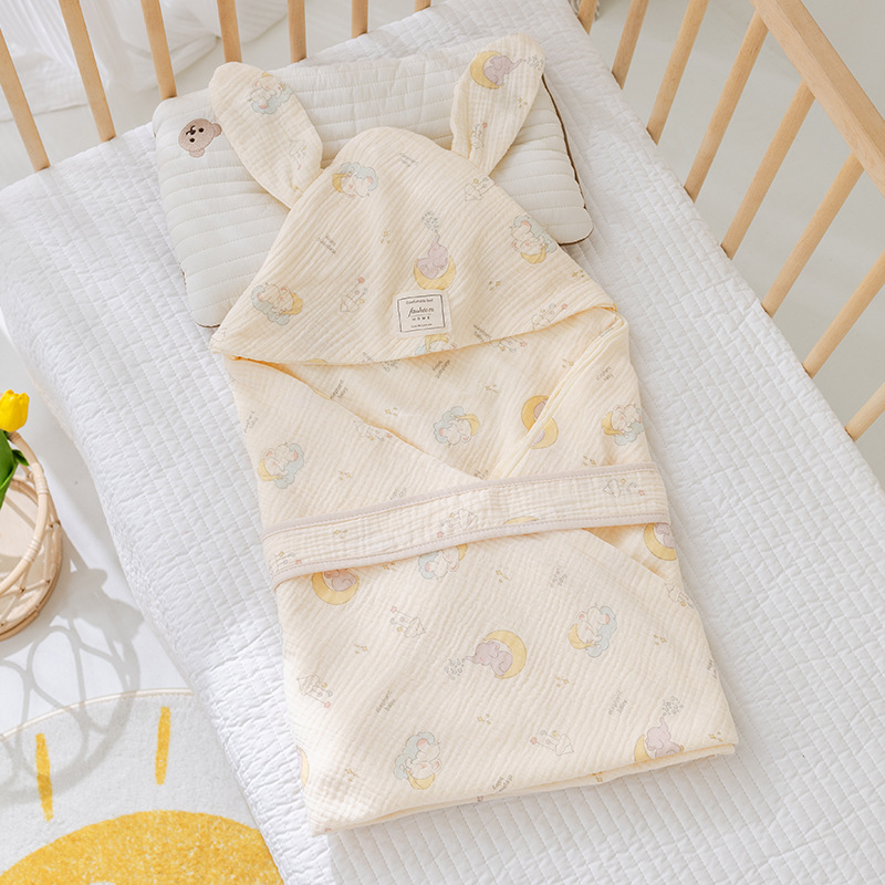 4겹의 면사 - 물뿌리는 코끼리 [여름얇은스타일 25℃위에]