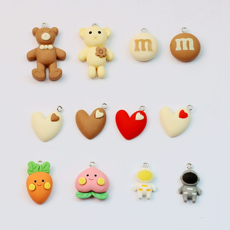 Ключница с рисунком, брендовый аксессуар, серьги, DIY, с маленькими медведями
