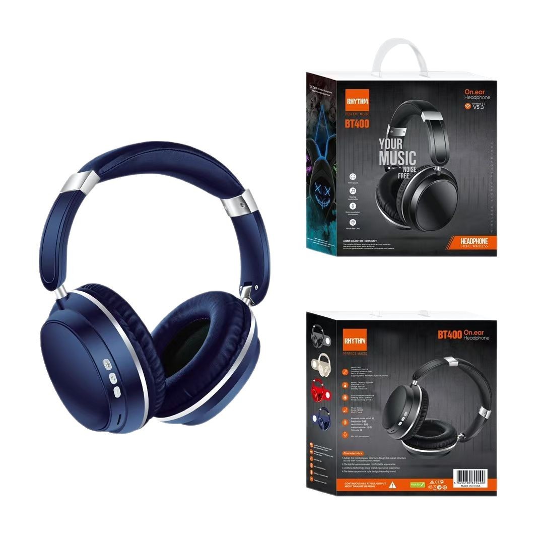 BT400 auricular Bluetooth inalámbrico transfronterizo plegable retráctil de graves pesados retráctil tarjeta estéreo deportivo JB400