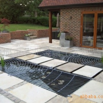 苏北英式别墅花园铁艺池塘盖  户外庭院金属工艺防护鱼池隔栅