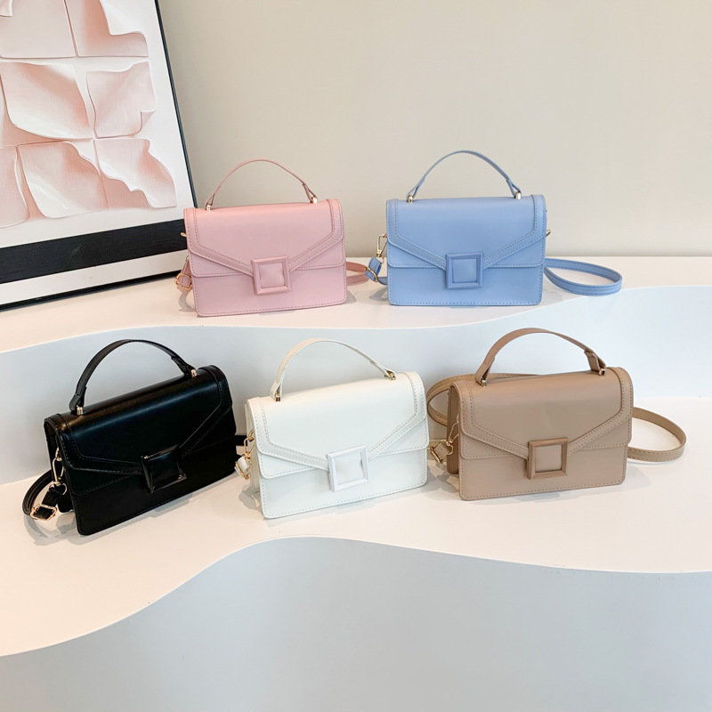 This year's popular small for women 2024 new solid color commuting shoulder crossbody bag fashion street trend handbag_voghion.com
