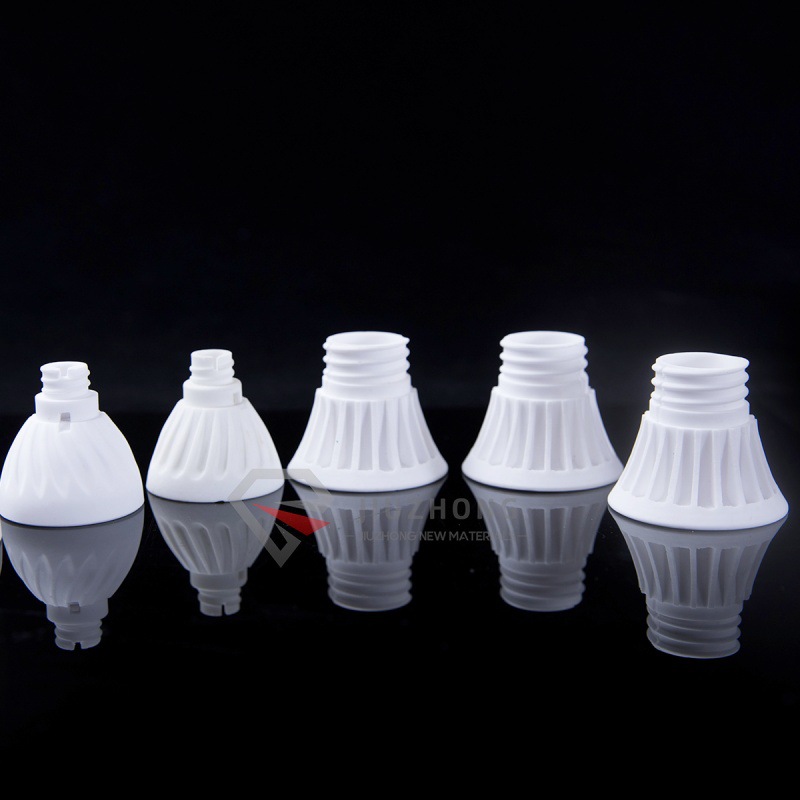 源头工厂按需生产多种球泡灯底座LED陶瓷散热器灯头灯杯绝缘灯具