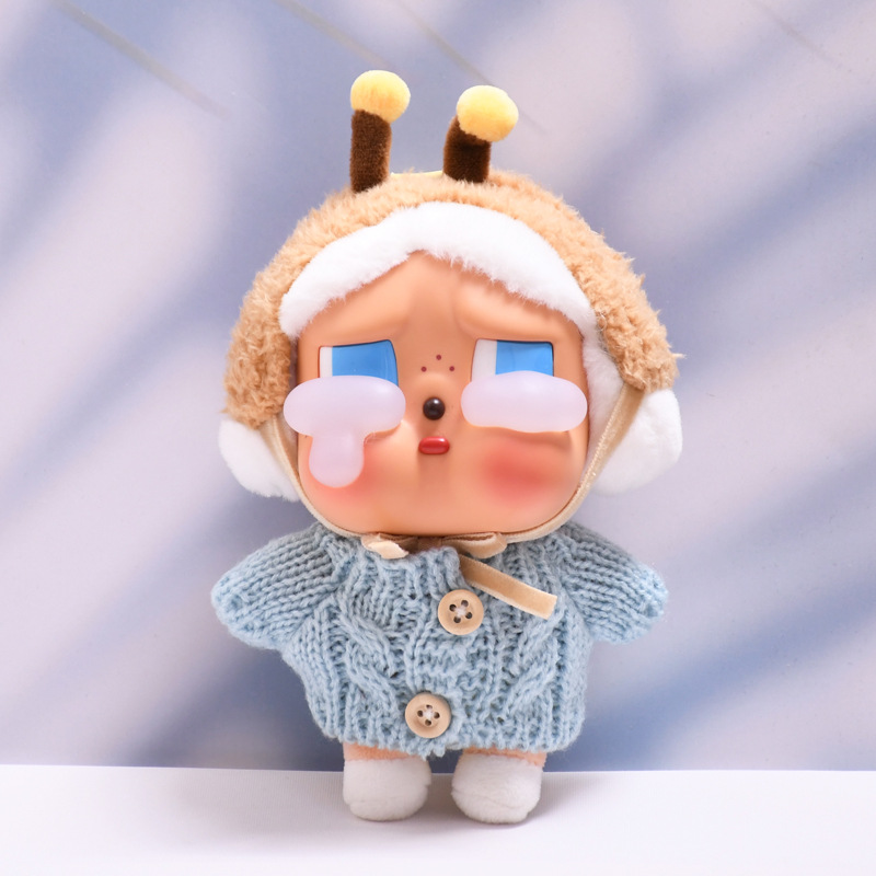 ただの子供服】泣く子供の涙の工場はゴムの顔の人形をごまかします。