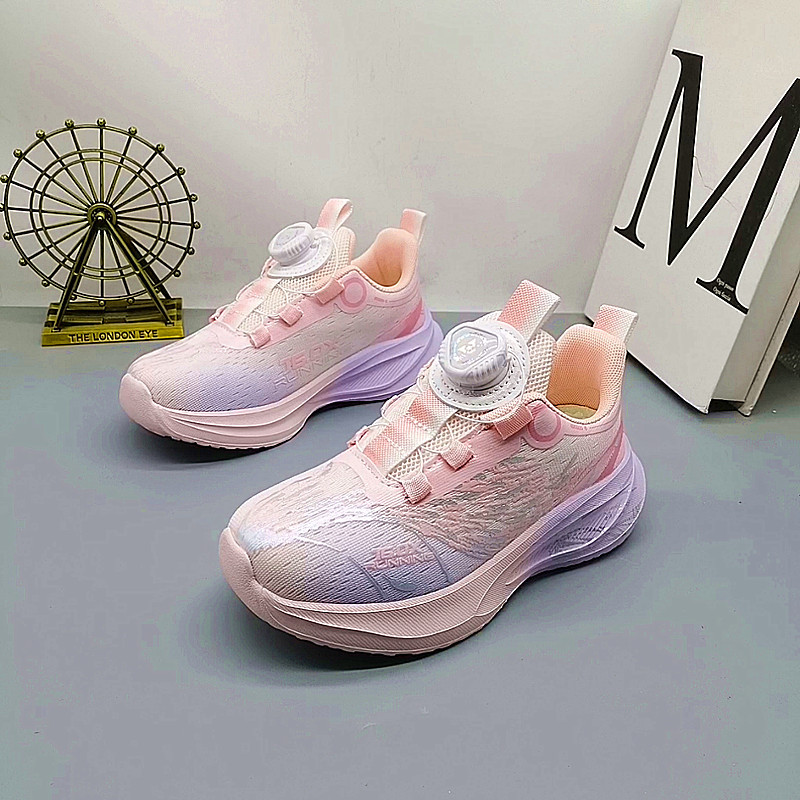 Zapatos de invierno de cuero para niñas, zapatillas para niños, zapatos estilo papá para niños, zapatos transpirables, tallas 32-37, modelo 2026 de doble red.