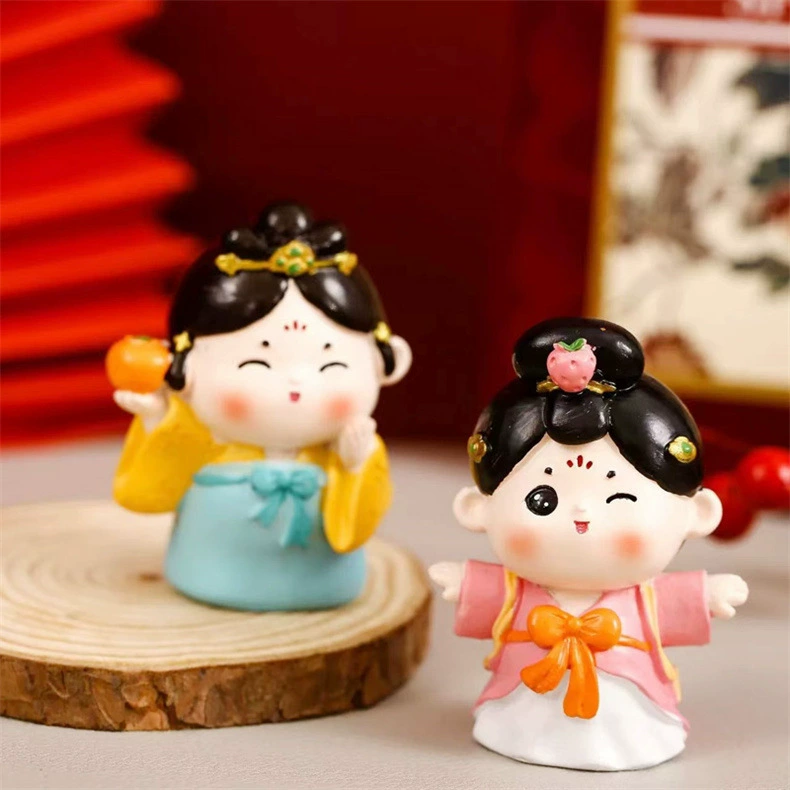 Cute doll, coloring book, creative accessory, Chinese style, Birthday gift