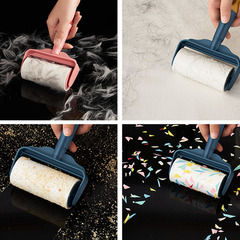 10cm contrasting color lint stick, tear-off new roller lint stick, portable clothes and pet hair removal brush