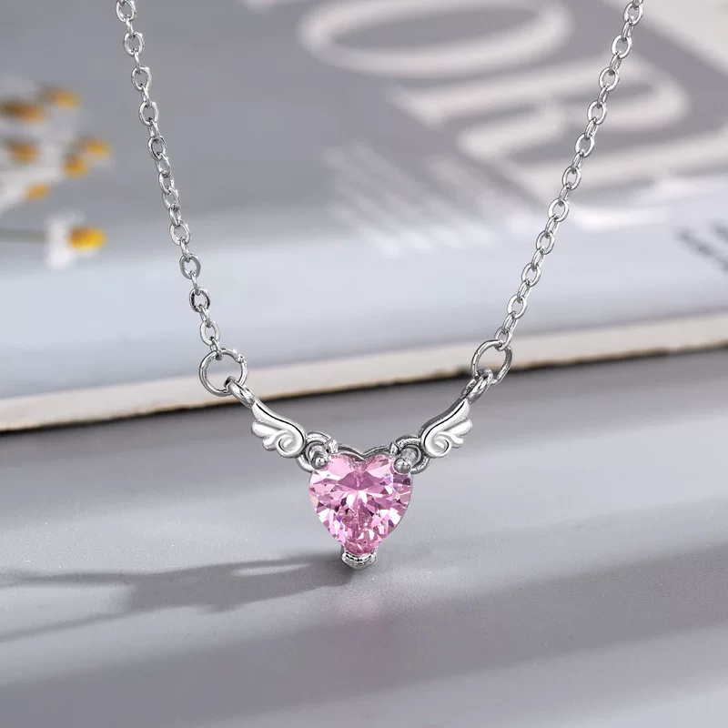 Ожерелье Fuchsia маленького дизайна, платиновая цепочка для сумки-ключницы, лёгкая роскошь 9×6 см