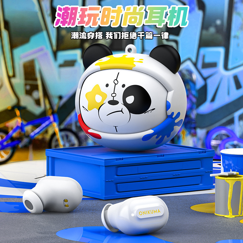国境を越えた新しい ONIKUMA OWS 完全ワイヤレス Bluetooth ヘッドセット TWS ノイズリダクション高品質 5.3 インイヤーヘッドフォン|undefined