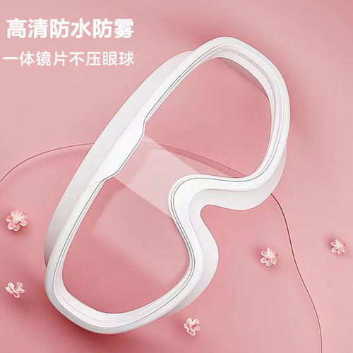 Source manufacturer Ruixier swimming goggles for men and women large-frame myopia swimming goggles waterproof and anti-fog high-definition transparent one-piece earplugs