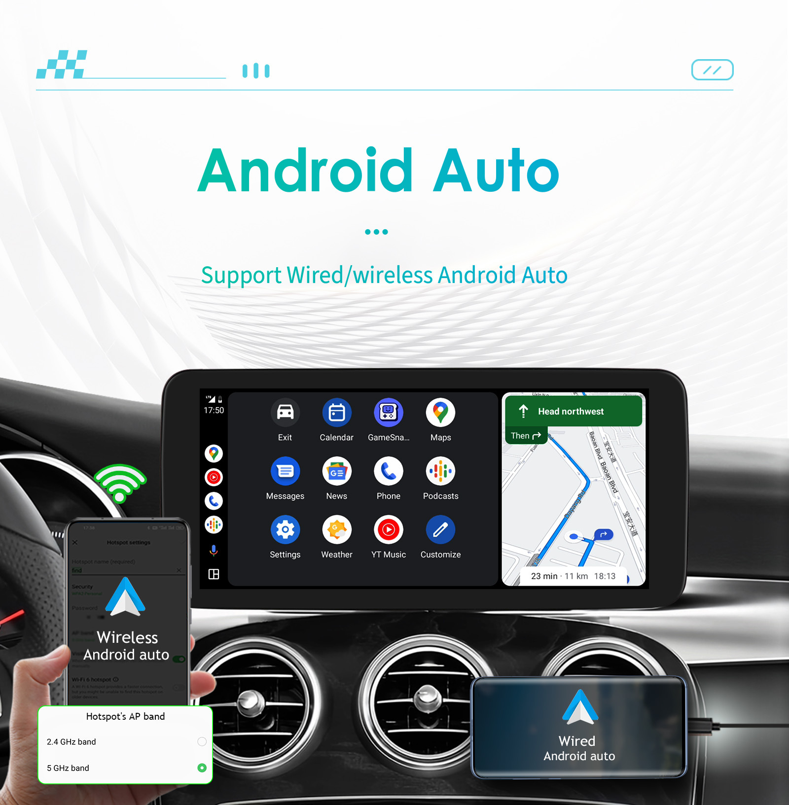 Suitable for 15-18 Mercedes Benz mercedes benz c class W205 X253 Android HD large screen navigator