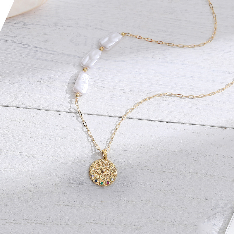 fashionable brand necklace pearl
