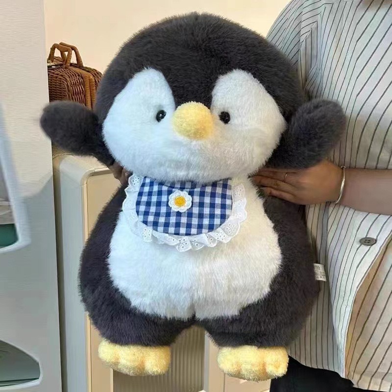 可愛小企鵝玩偶睡覺抱枕毛絨玩具女孩布娃娃兒童抱睡公仔生日禮物