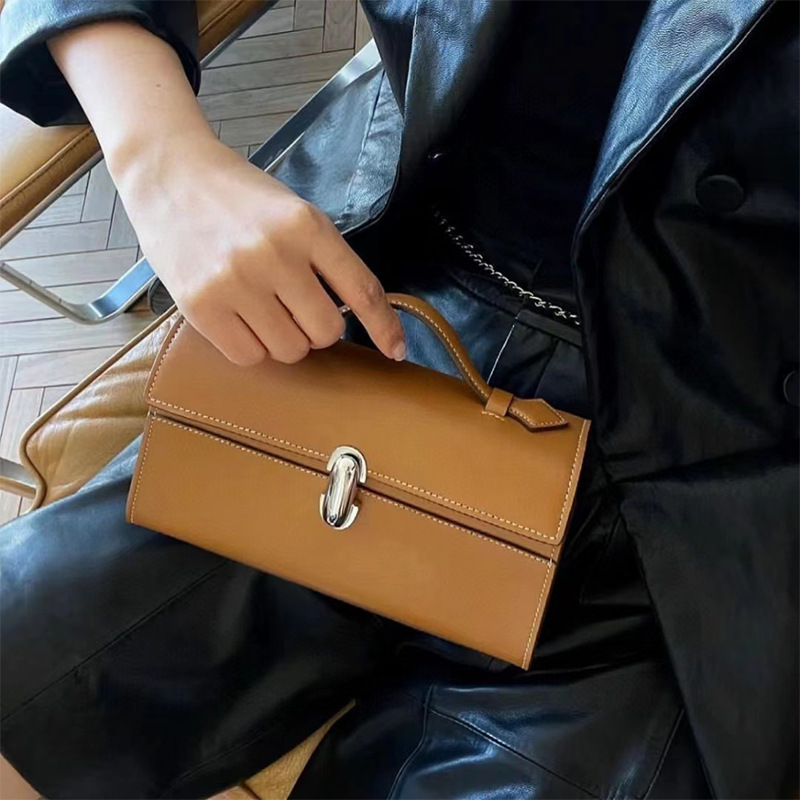 Retro Suede Handbag, Small Square Cowhide Shoulder Bag For Women_voghion.com