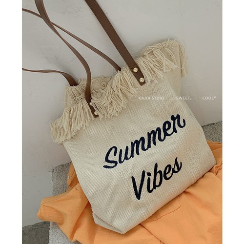 Bags for Women  Autumn and Winter New Large Capacity Versatile Shoulder Tassel Tote Bag Retro Fashion Simple Handbag