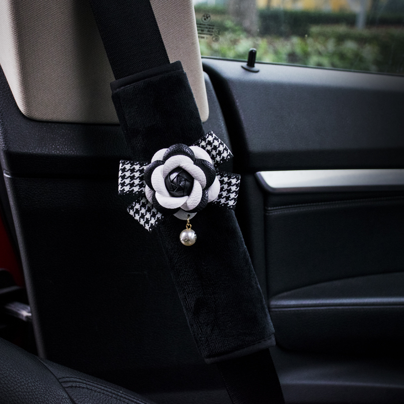 5#물떼새 격자 동백 - 어깨 보호대