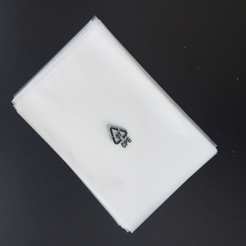 Bolsa esmerilada CPE para teléfono móvil, bolsa autoadhesiva, bolsa de embalaje de plástico con bolsillo plano esmerilado translúcido, bolsa autoadhesiva para cable de datos