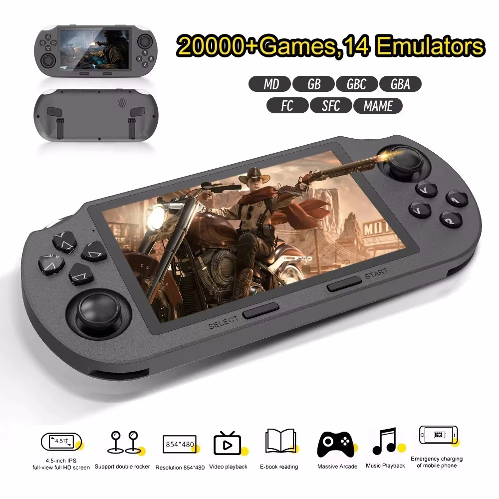 Cross-border new SF3000 handheld game console portable handheld game console 4.5 inch IPS screen