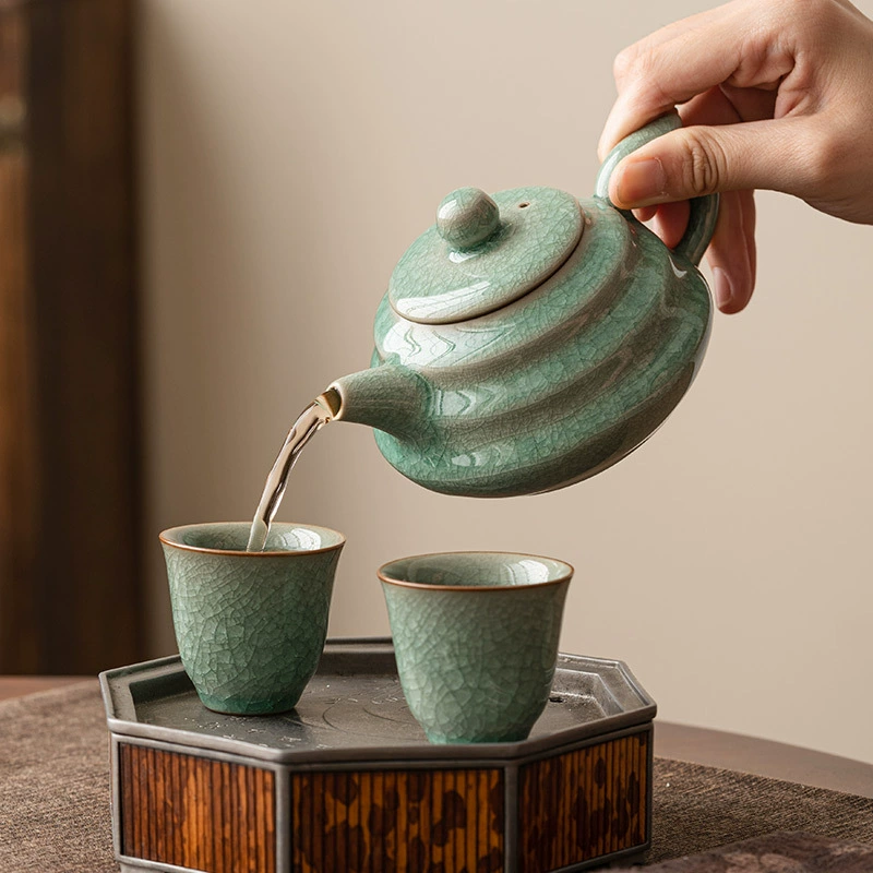 Teapot, ceramic tea set, tea cup, gift box