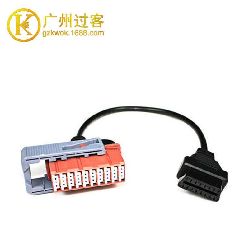 Кабель 30pin к OBD2 для детектора Peugeot Citroen 30pin к старой линии OBD