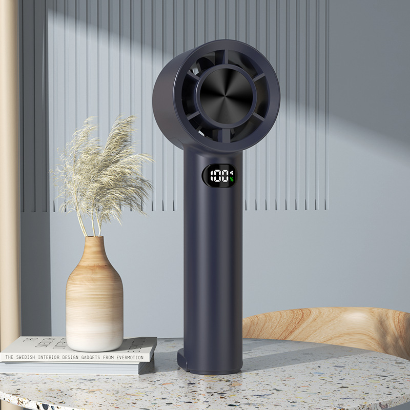 新型100速暴力タービン小ファンusb充電大風力屋外掛け携帯高速手持ちファン|undefined
