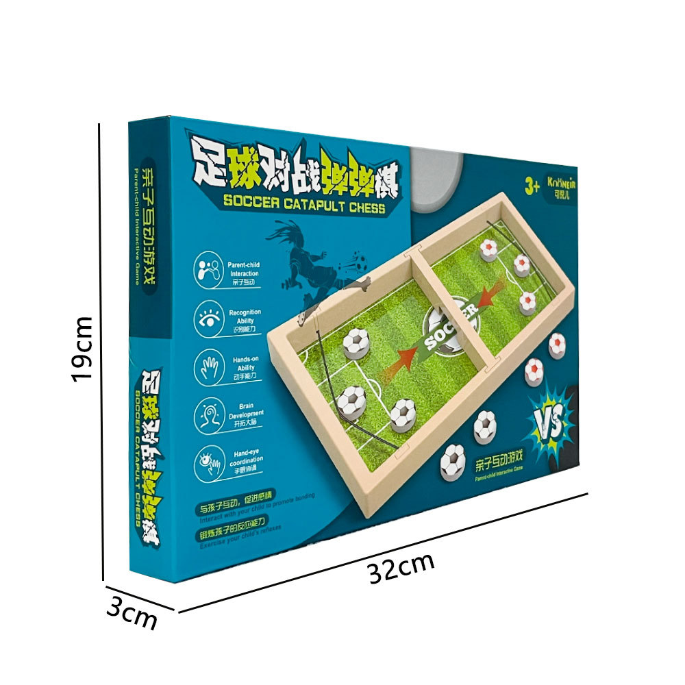 Juguetes educativos de fútbol para niños, juego de ajedrez, interacción entre padres e hijos, juego de mesa de batalla para dos personas, caja de regalo de la agencia de educación temprana