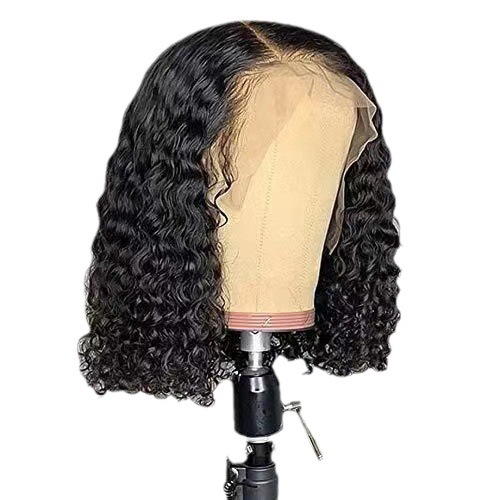 Cross-border European and American hot-selling wigs, middle-parted curly hair, small curly short hair, Amazon high-temperature silk wig wig headgear